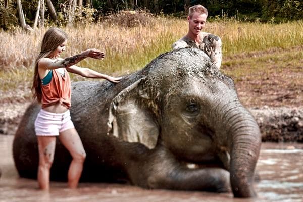 Quad Bike + Elephant Mud Fun (Bali Zoo)
